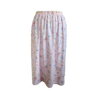VTG 90 Susan Linely Women M Cottage Ditsy Floral Pull On Midi Skirt Fairy Girlie